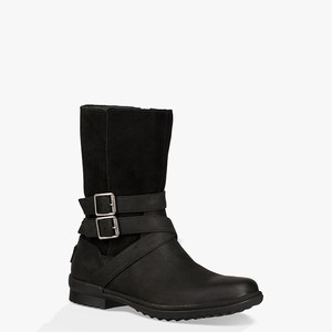 Ugg Lorna Women All-Weather Boots Black (7569UBDQV)